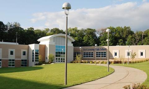 East Lansing High School (photo courtesy of the City of East Lansing)
