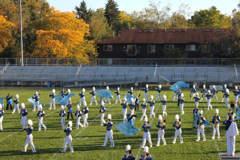ELHS Marching Band at Grand Ledge